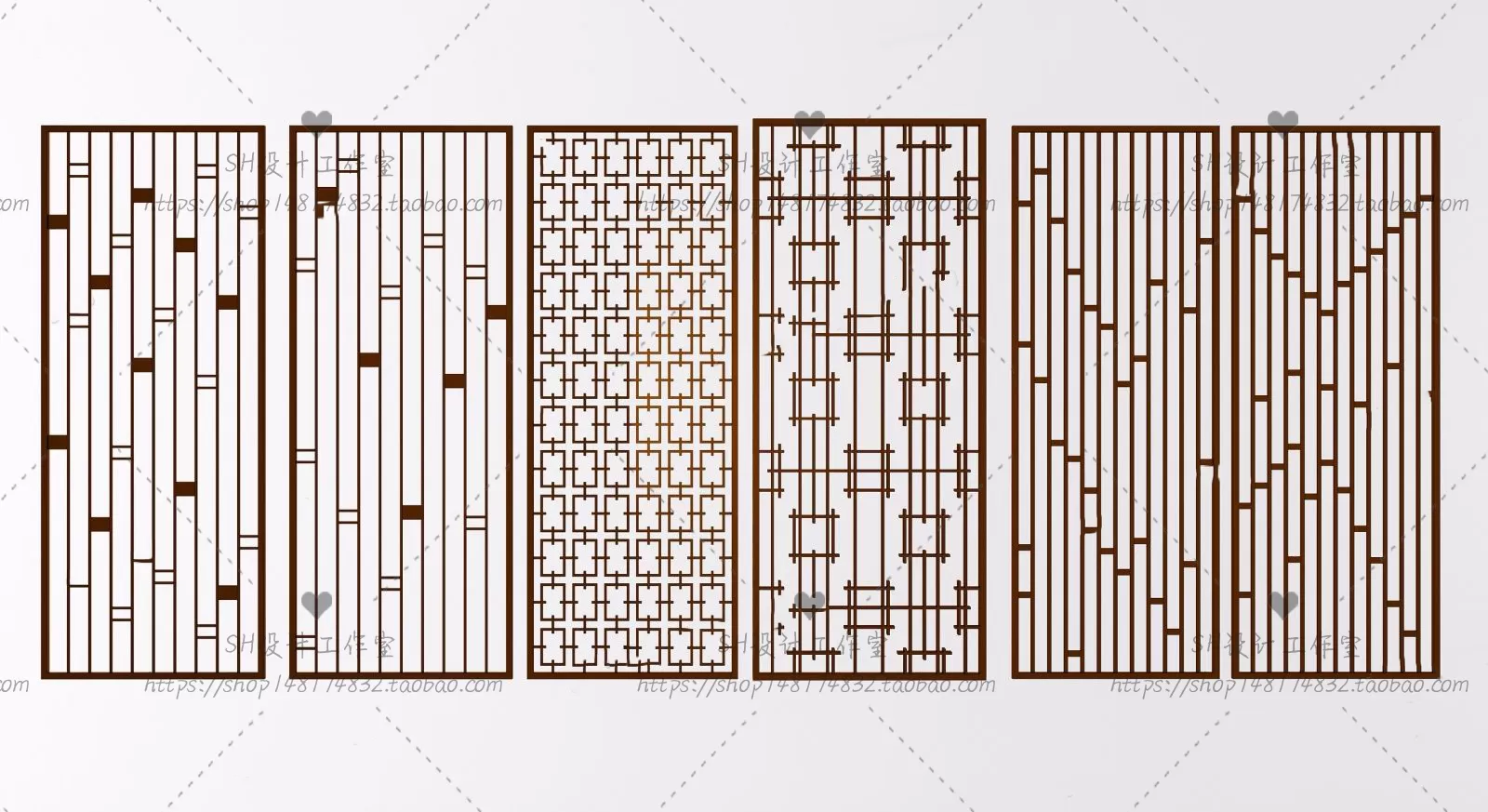 Screen Partition 3D Models – 0132
