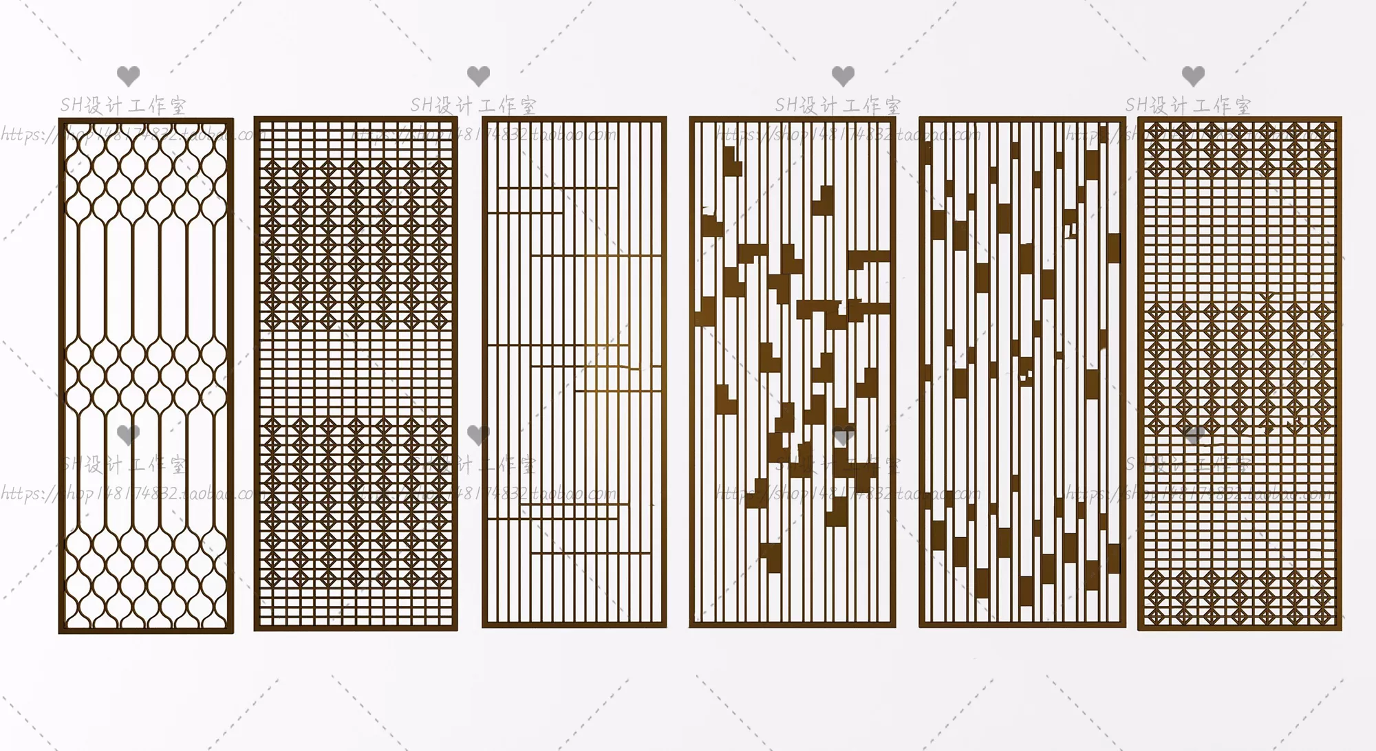 Screen Partition 3D Models – 0133