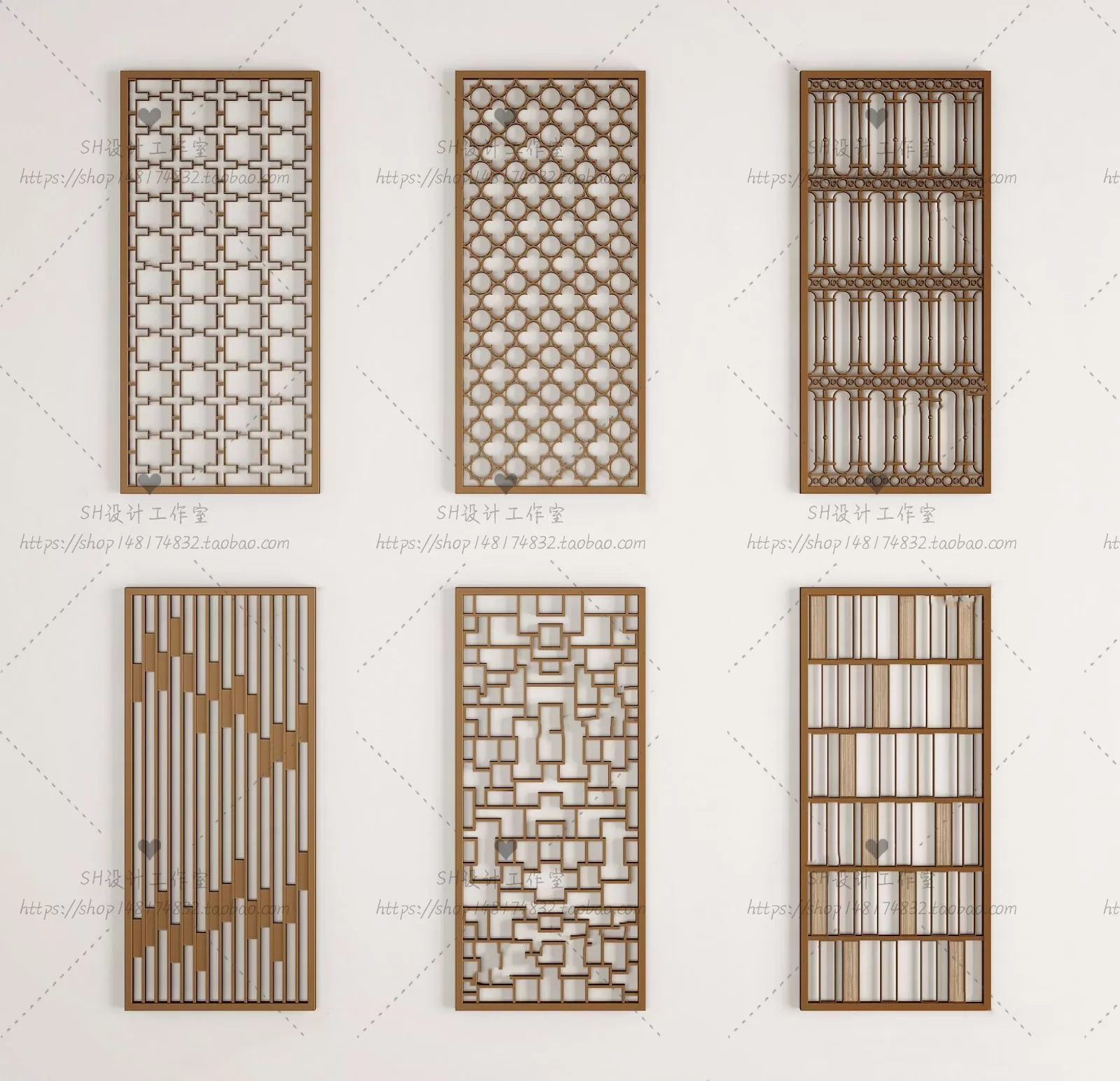 Screen Partition 3D Models – 0145