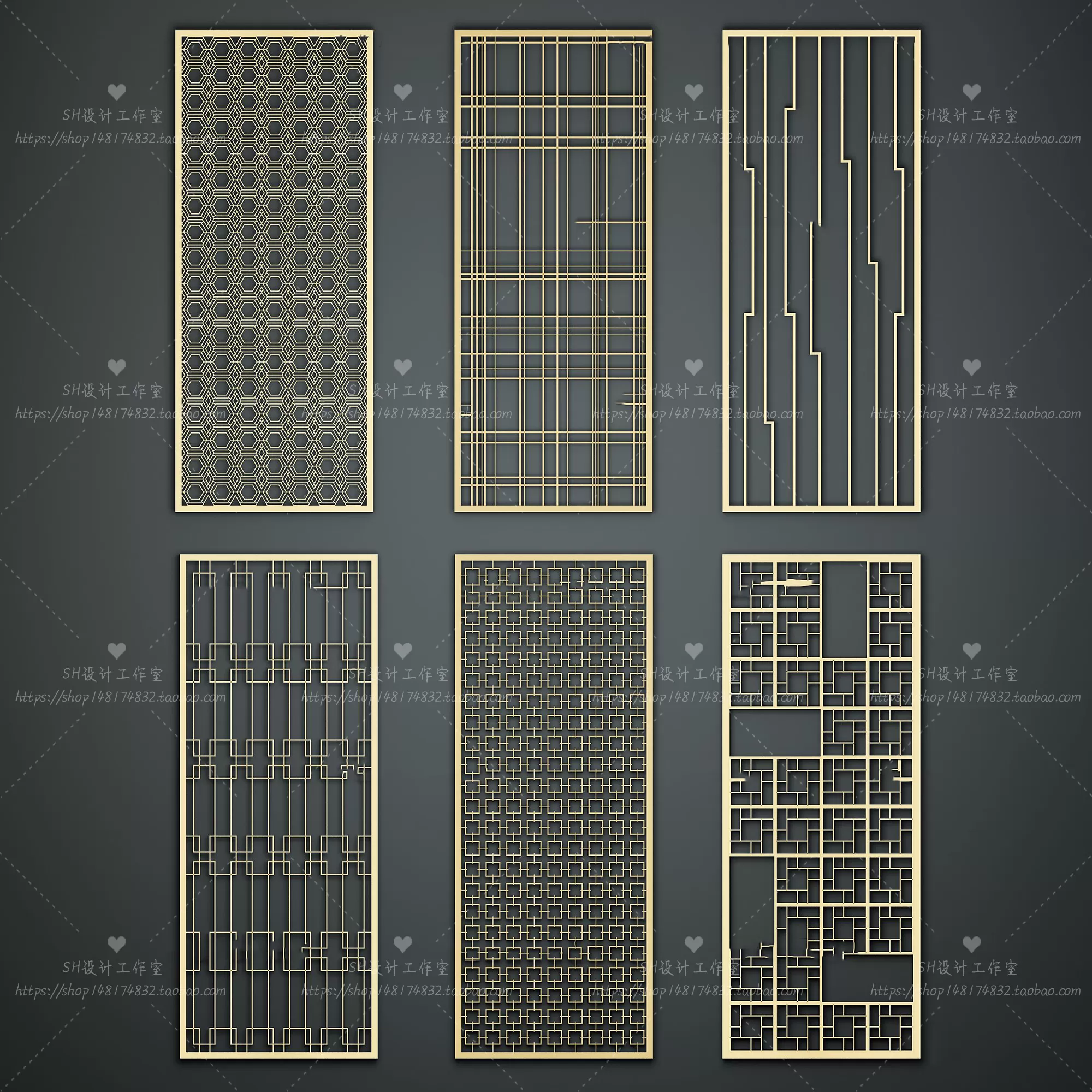 Screen Partition 3D Models – 0149