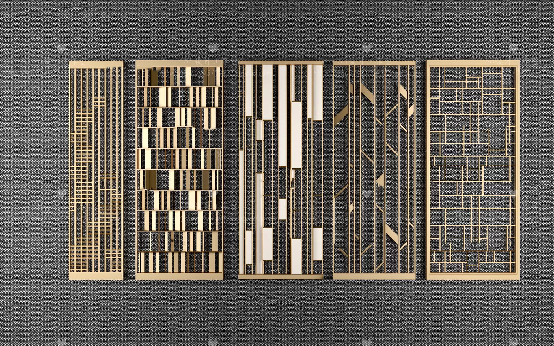 Screen Partition 3D Models – 0153