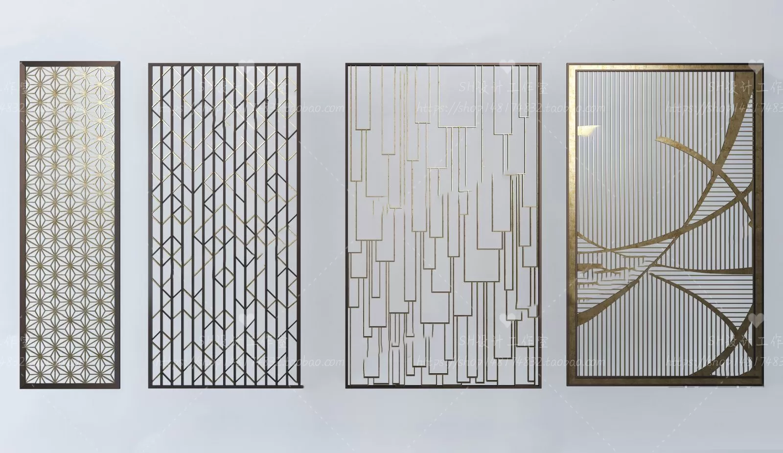 Screen Partition 3D Models – 0169