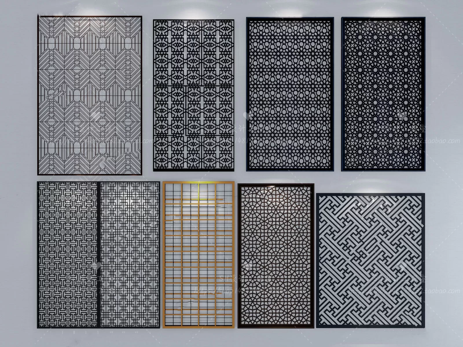 Screen Partition 3D Models – 0171