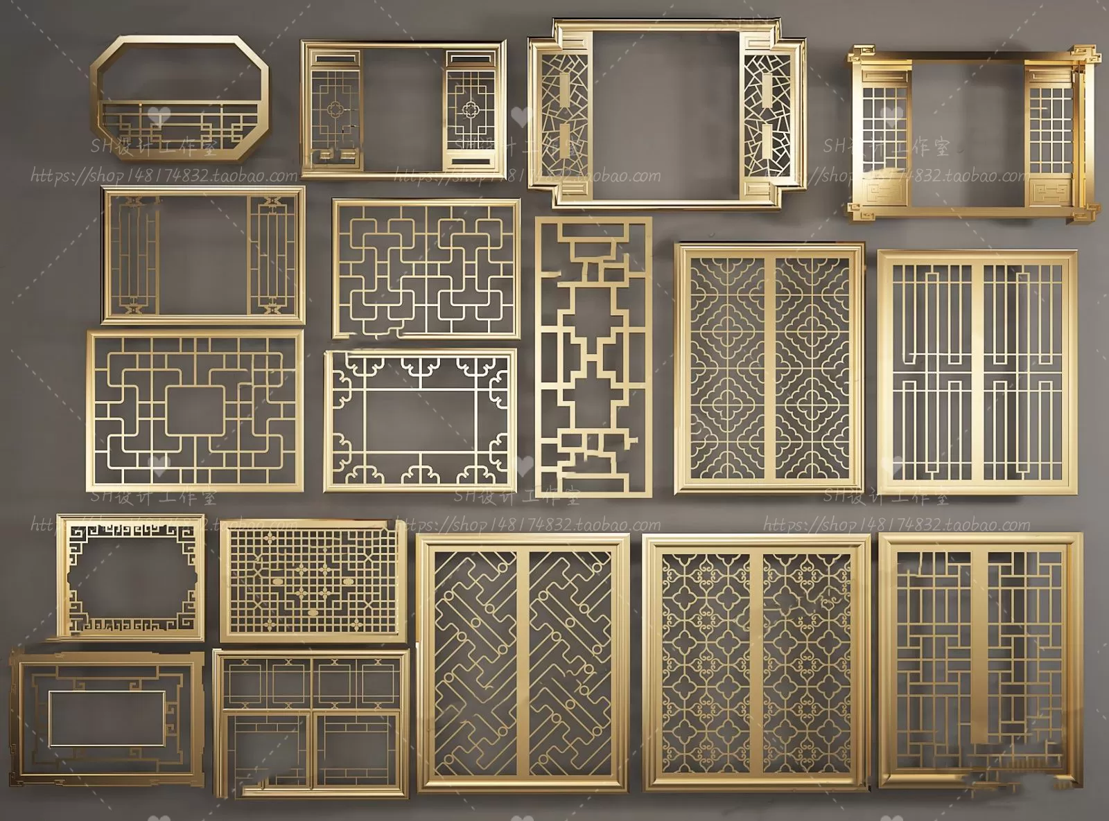 Screen Partition 3D Models – 0179