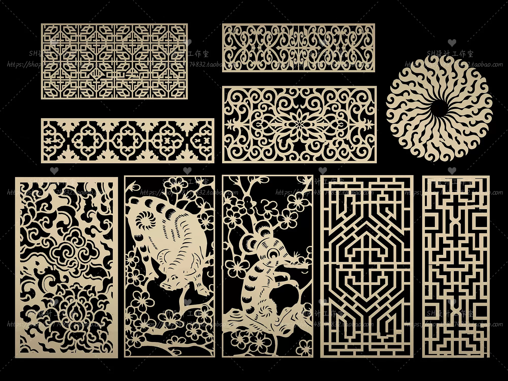 Screen Partition 3D Models – 0182
