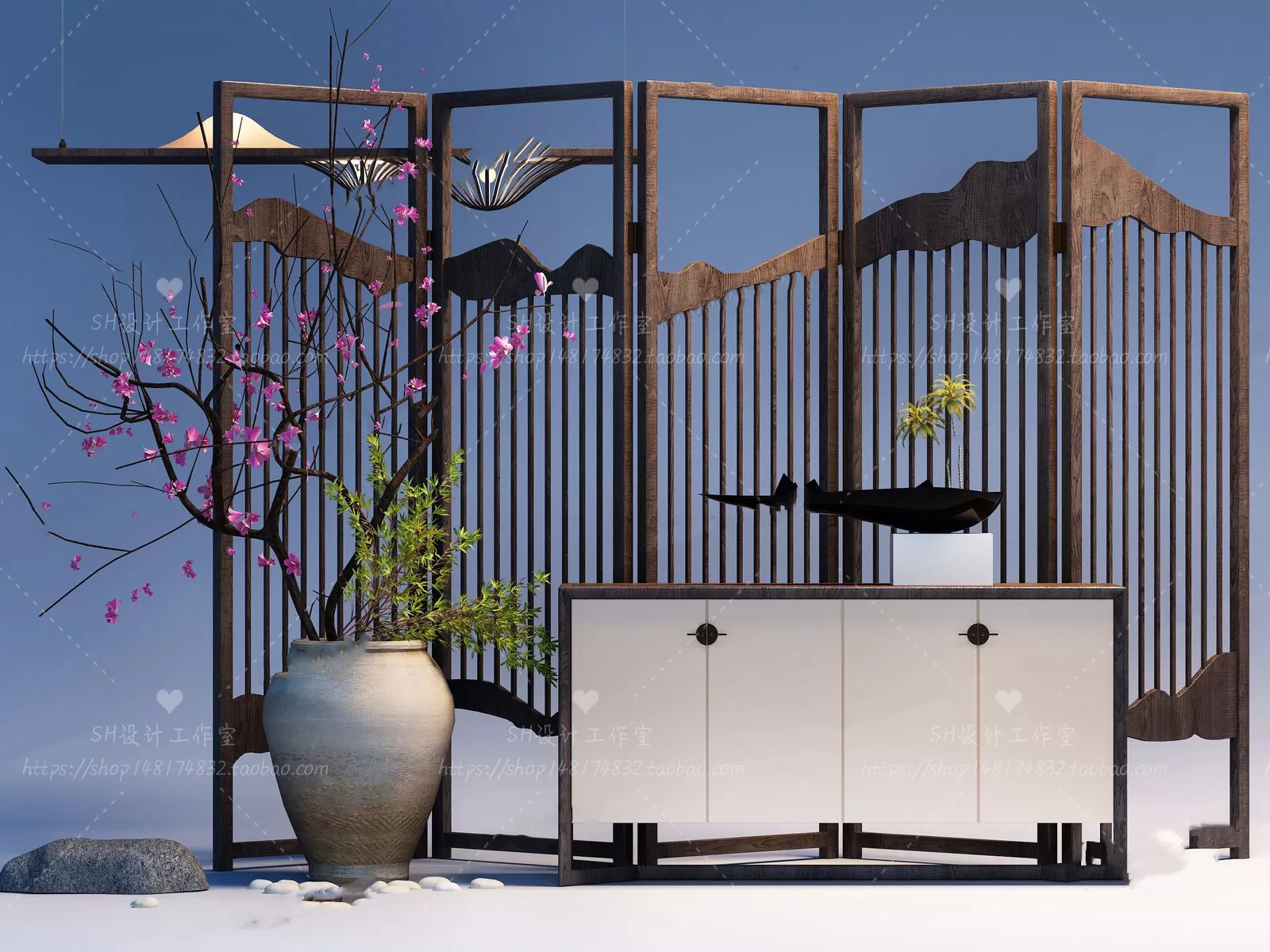 Screen Partition 3D Models – 0183