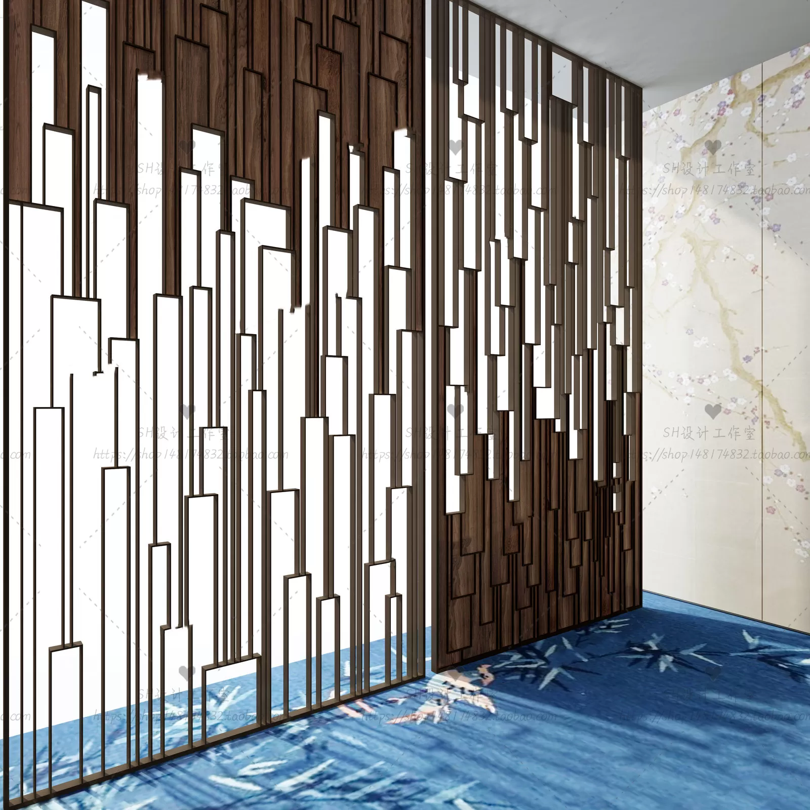Screen Partition 3D Models – 0184