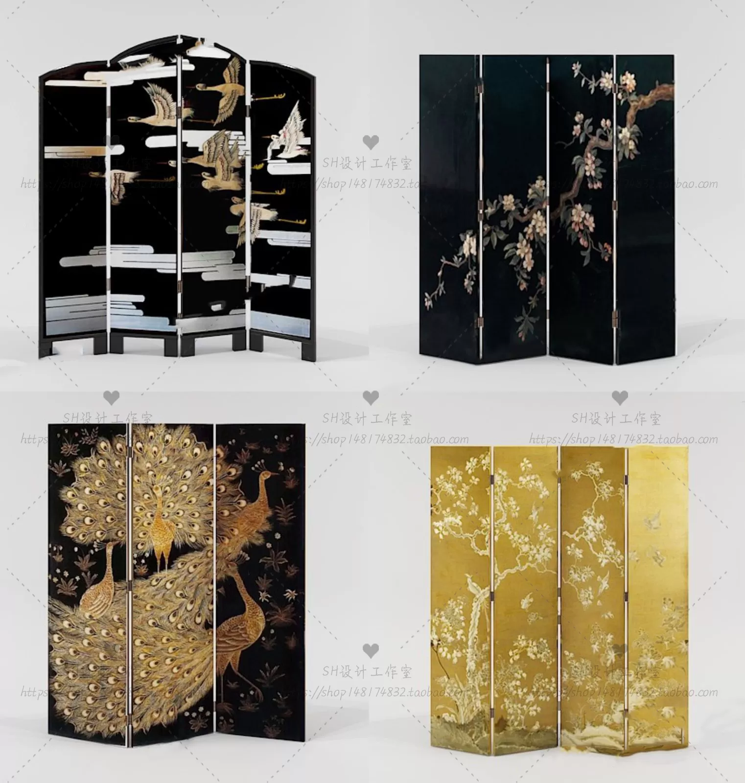 Screen Partition 3D Models – 0192