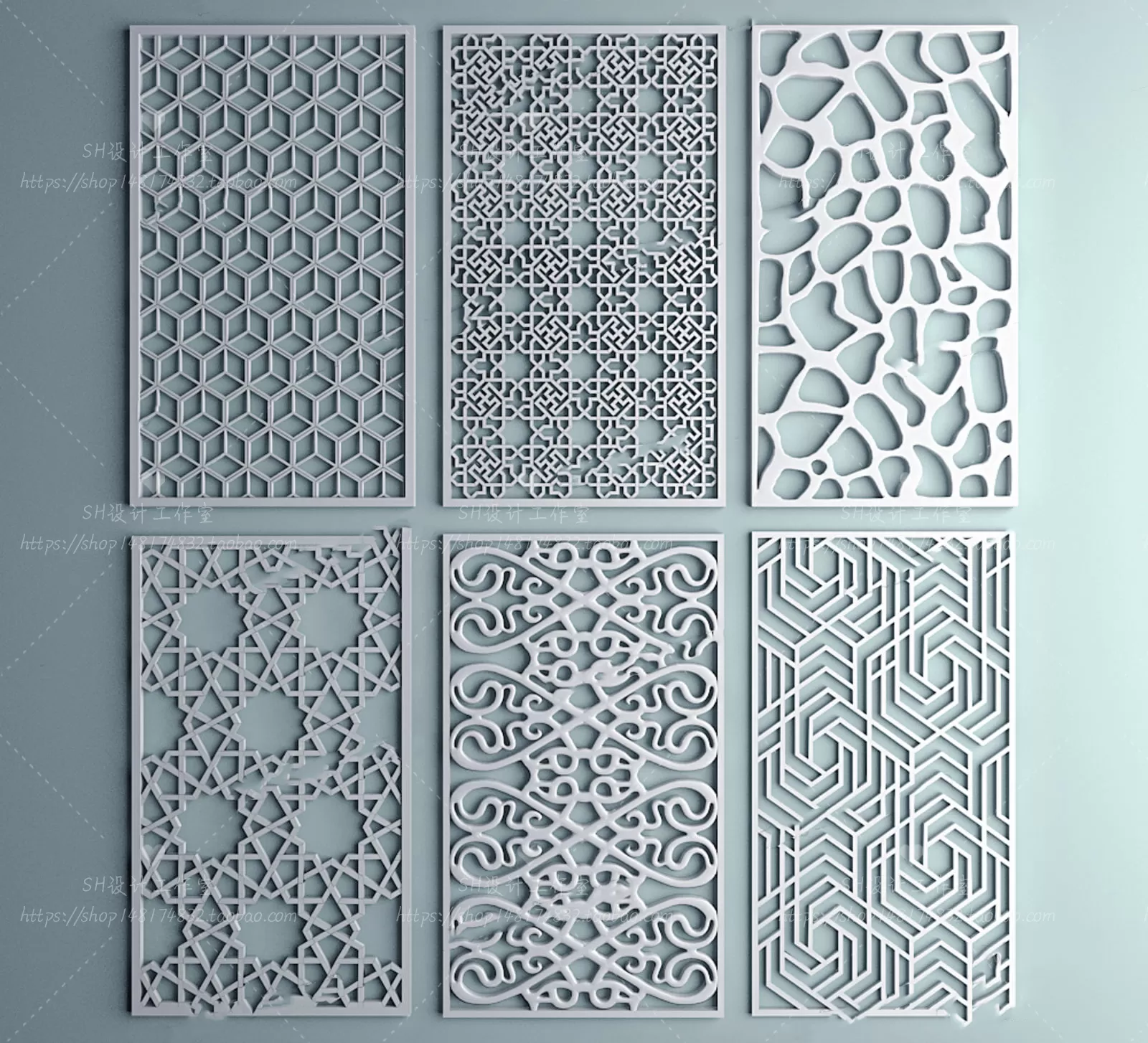 Screen Partition 3D Models – 0199