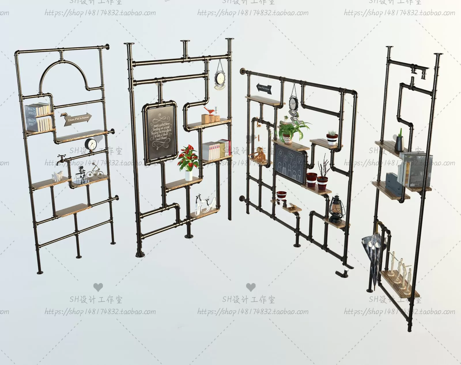 Screen Partition 3D Models – 0200