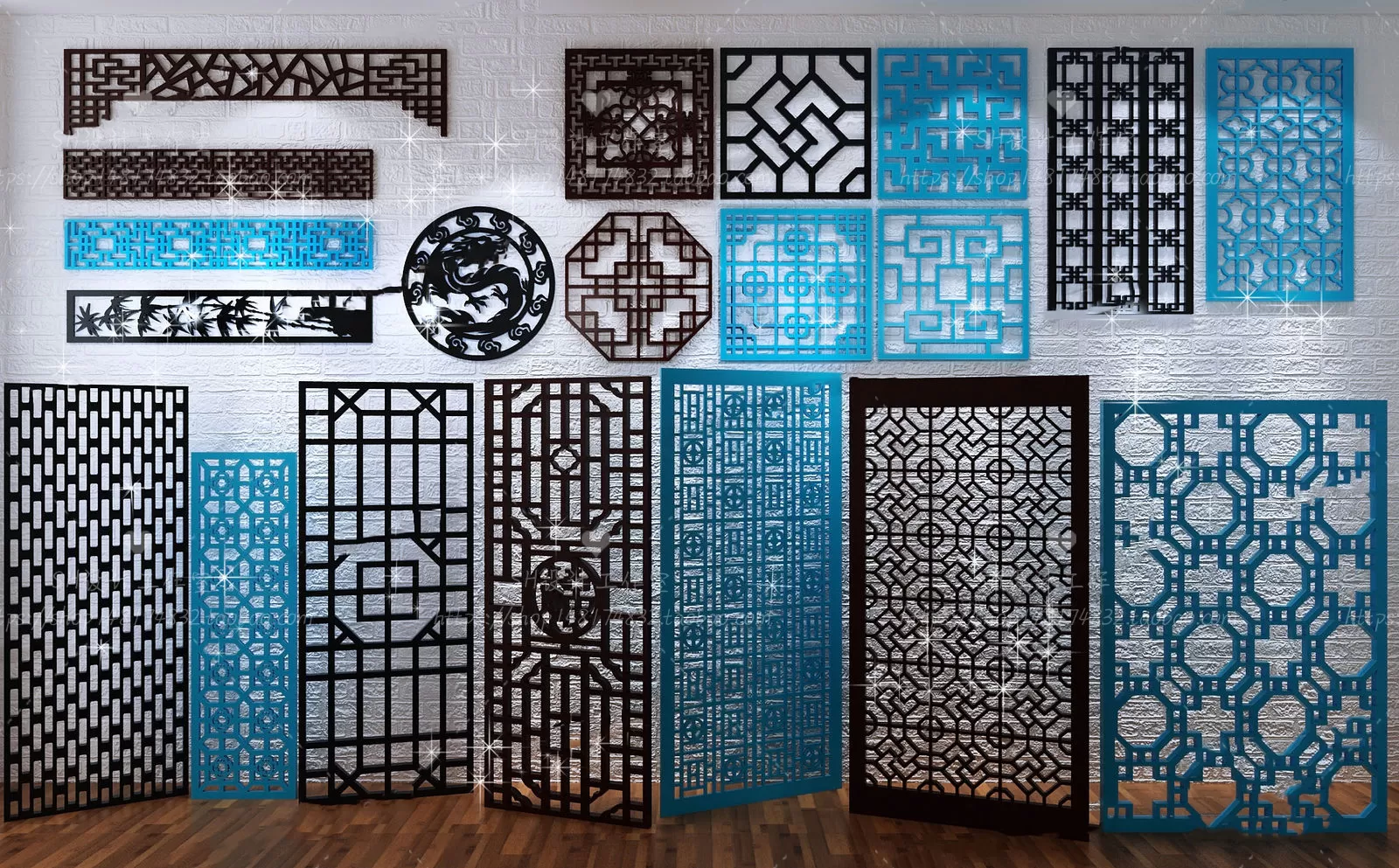 Screen Partition 3D Models – 0207