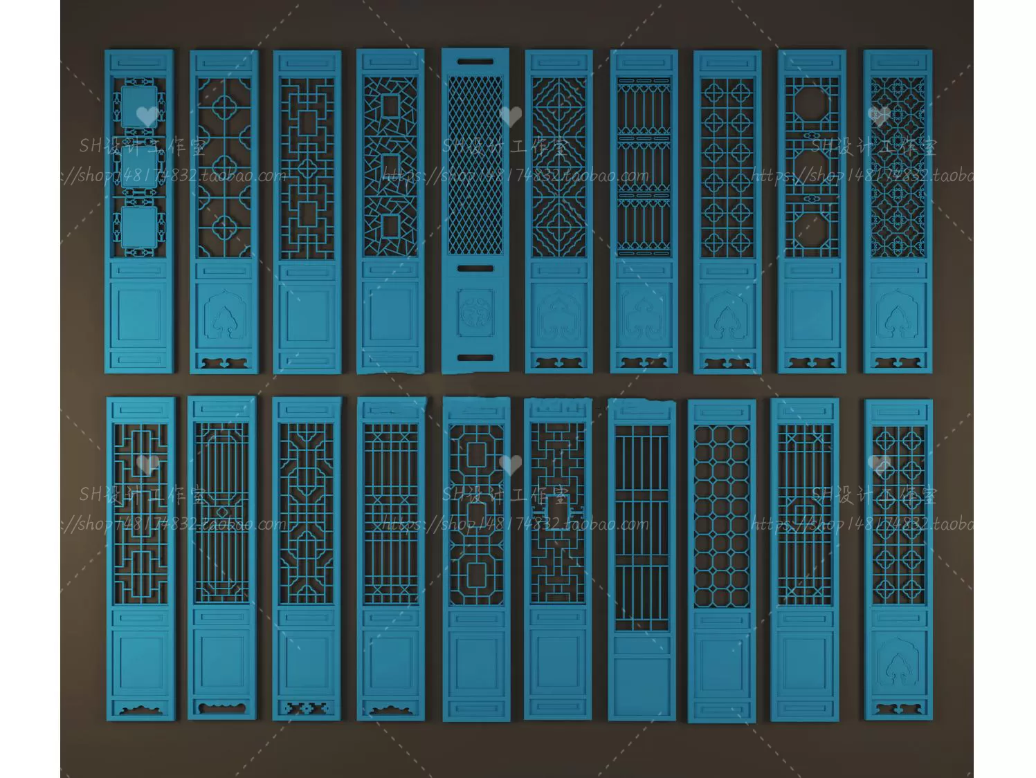 Screen Partition 3D Models – 0208