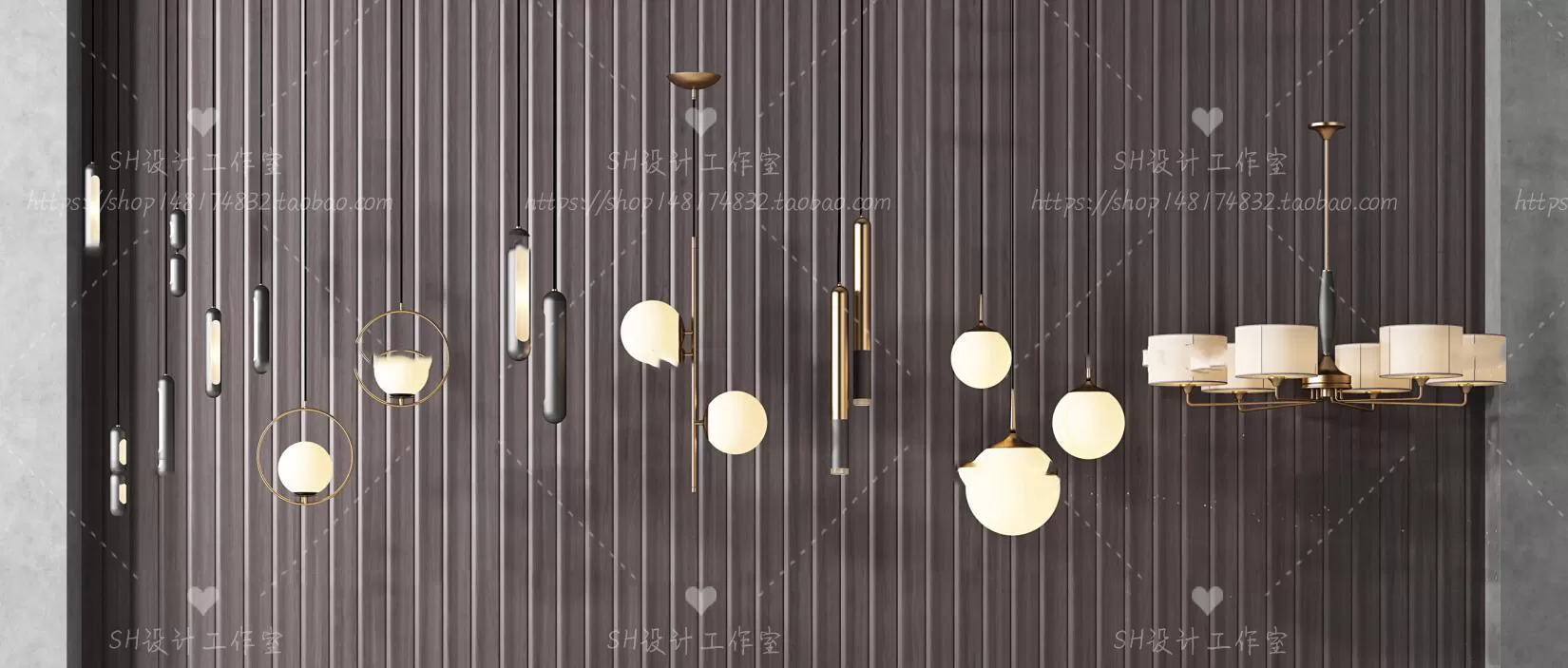 Lights – Chandelier 3D Models – 0682