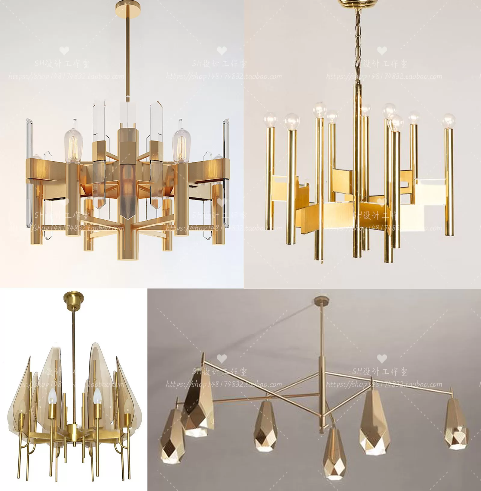 Lights – Chandelier 3D Models – 0693