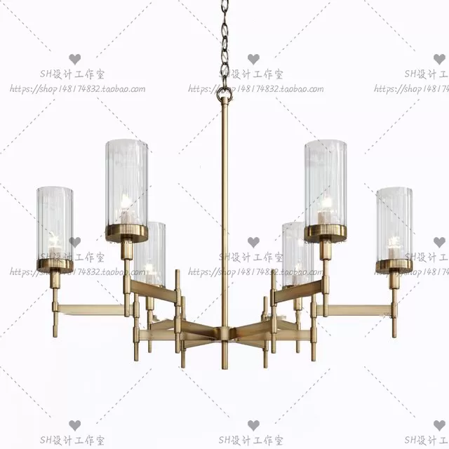 Lights – Chandelier 3D Models – 0745