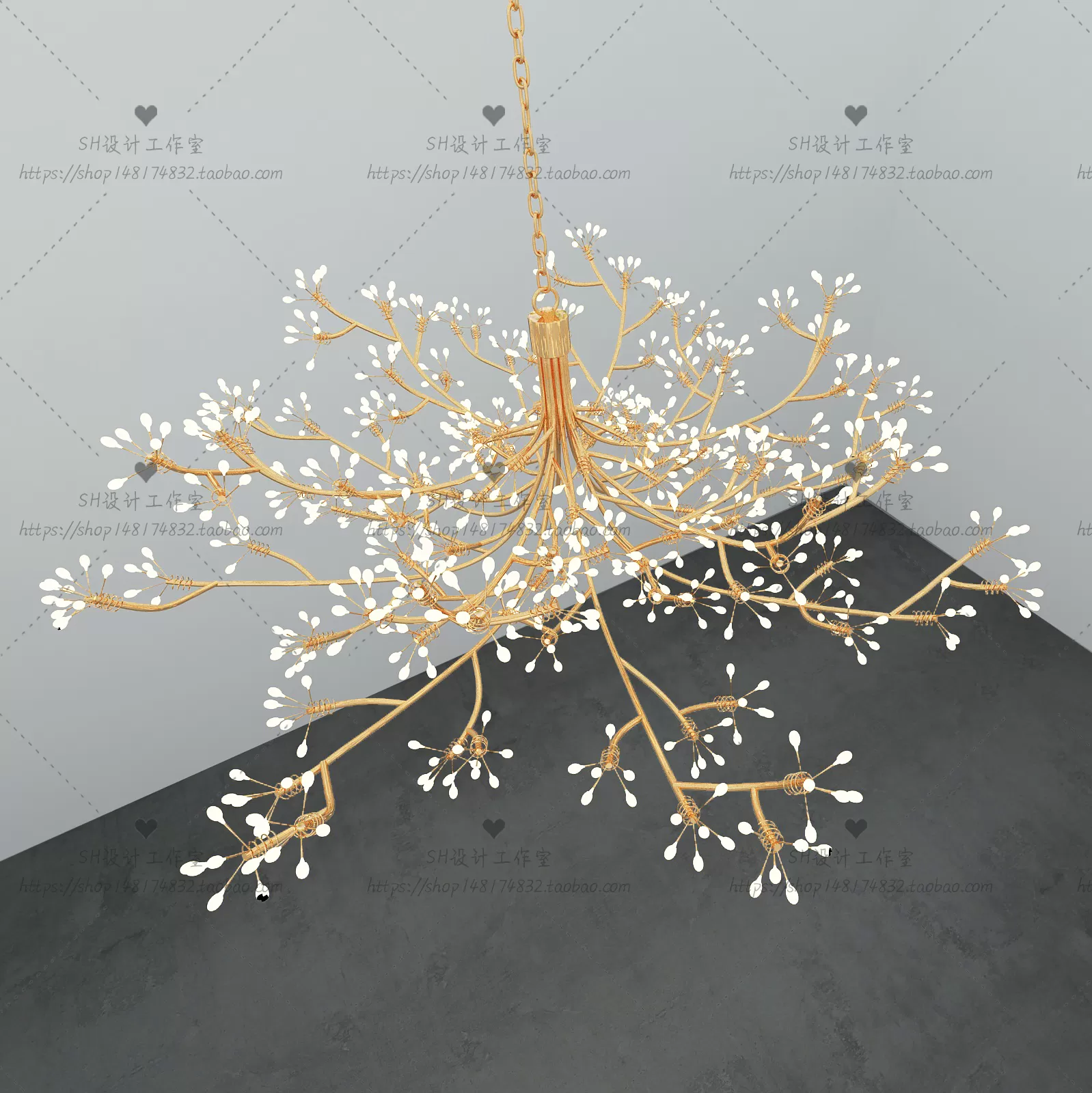 Lights – Chandelier 3D Models – 0752