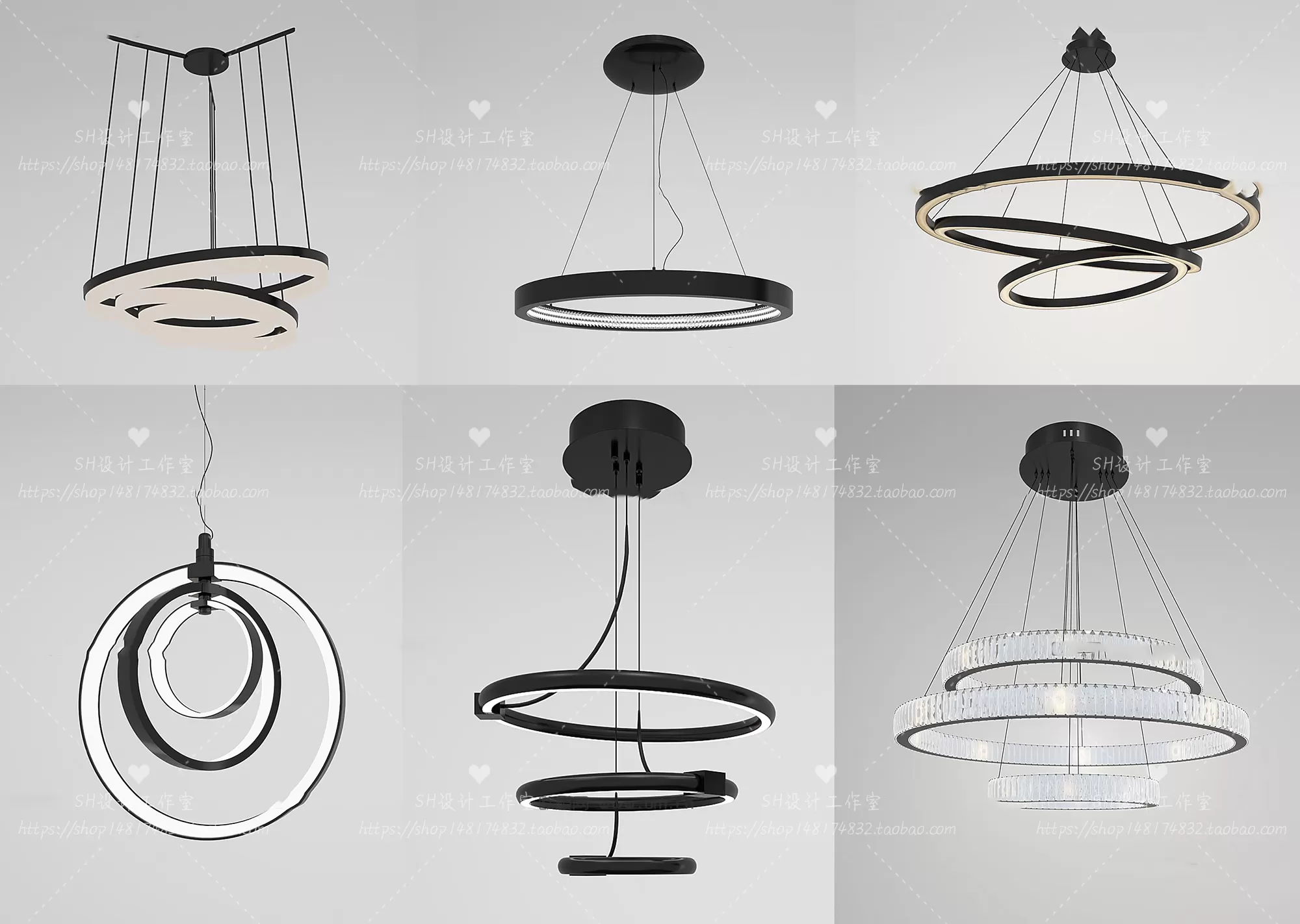 Lights – Chandelier 3D Models – 0771