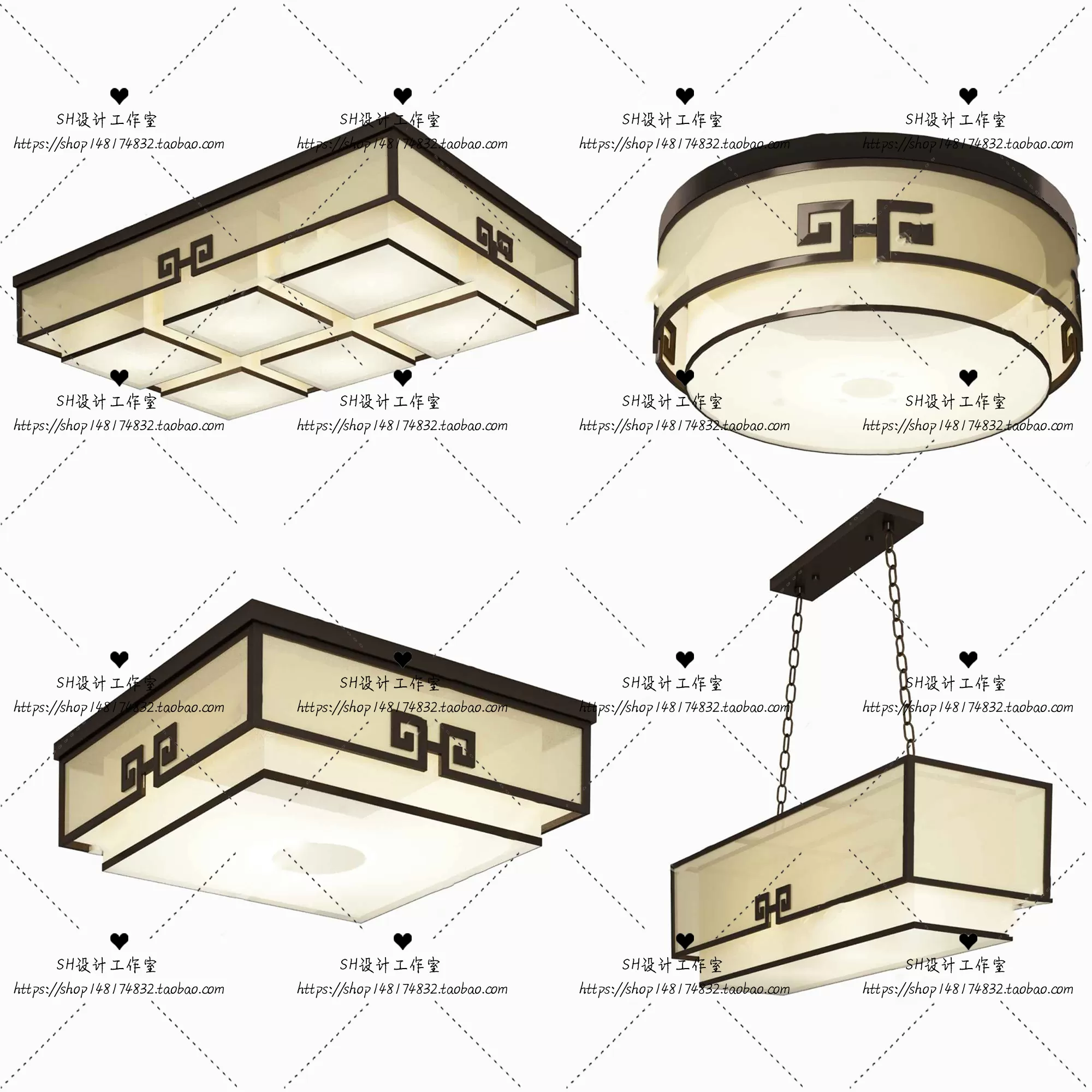 Lights – Chandelier 3D Models – 0792