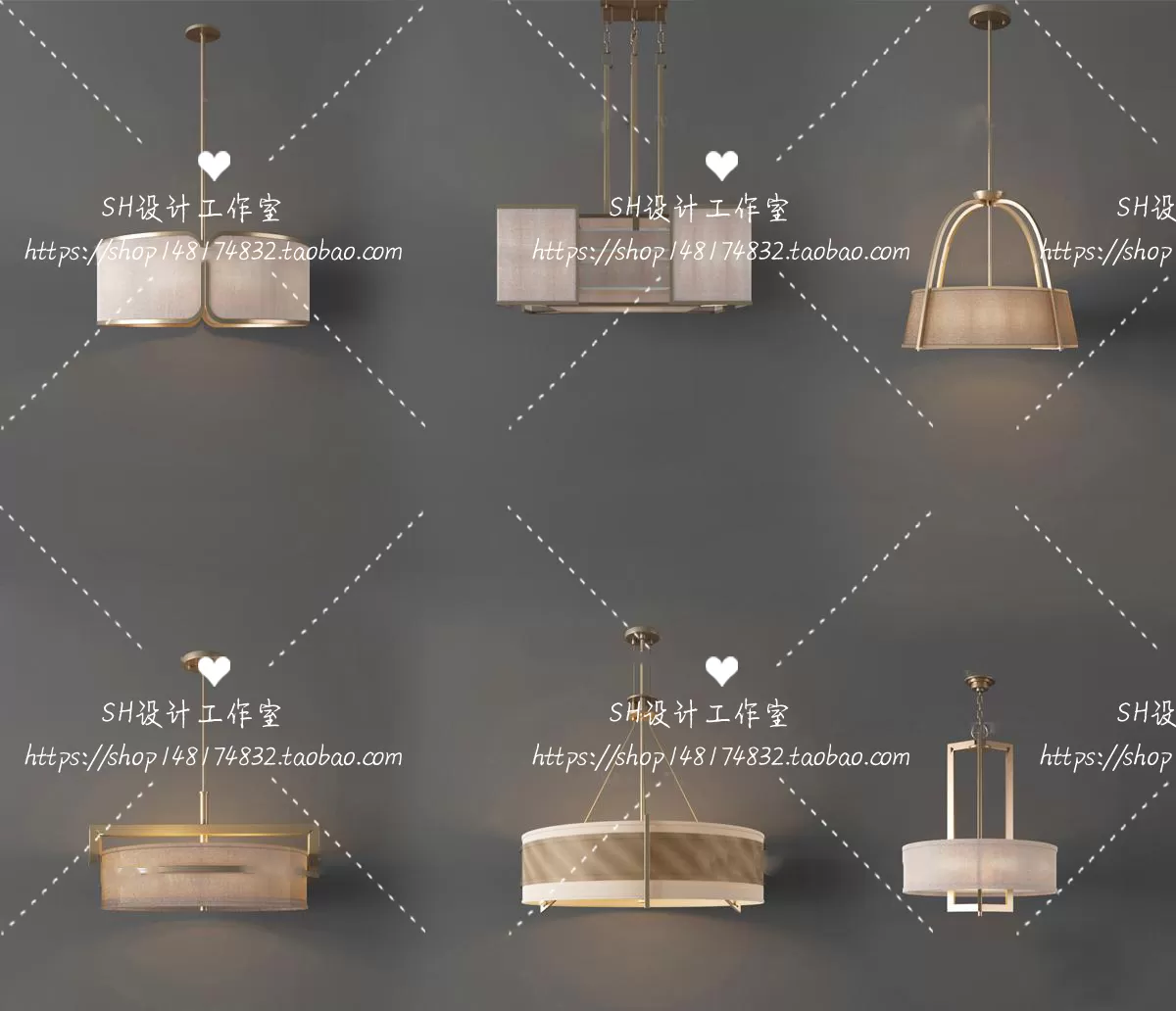 Lights – Chandelier 3D Models – 0826