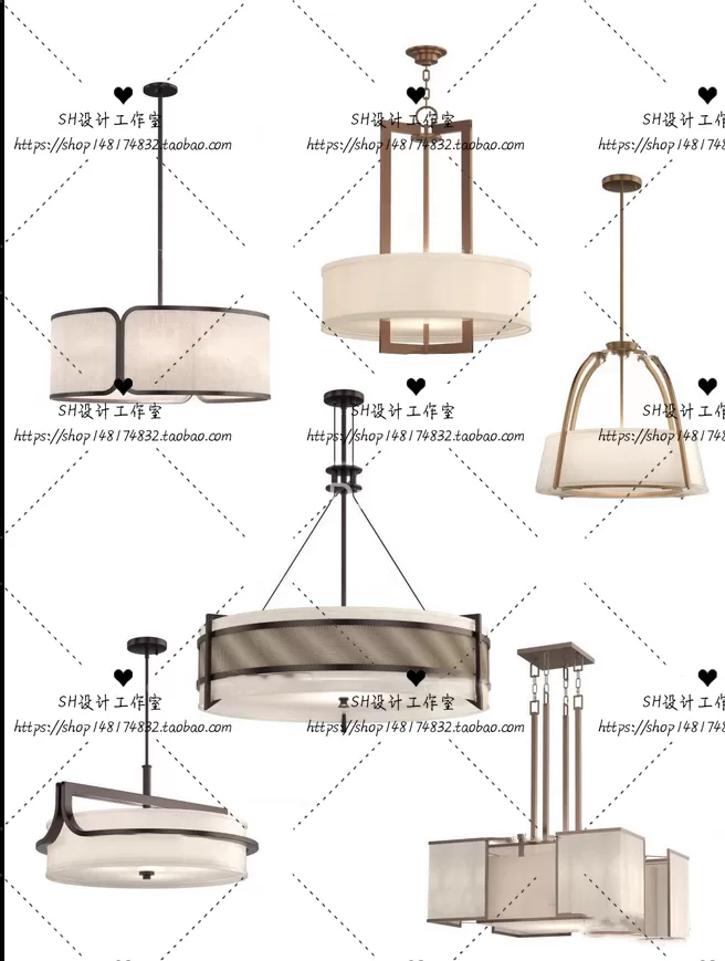 Lights – Chandelier 3D Models – 0839