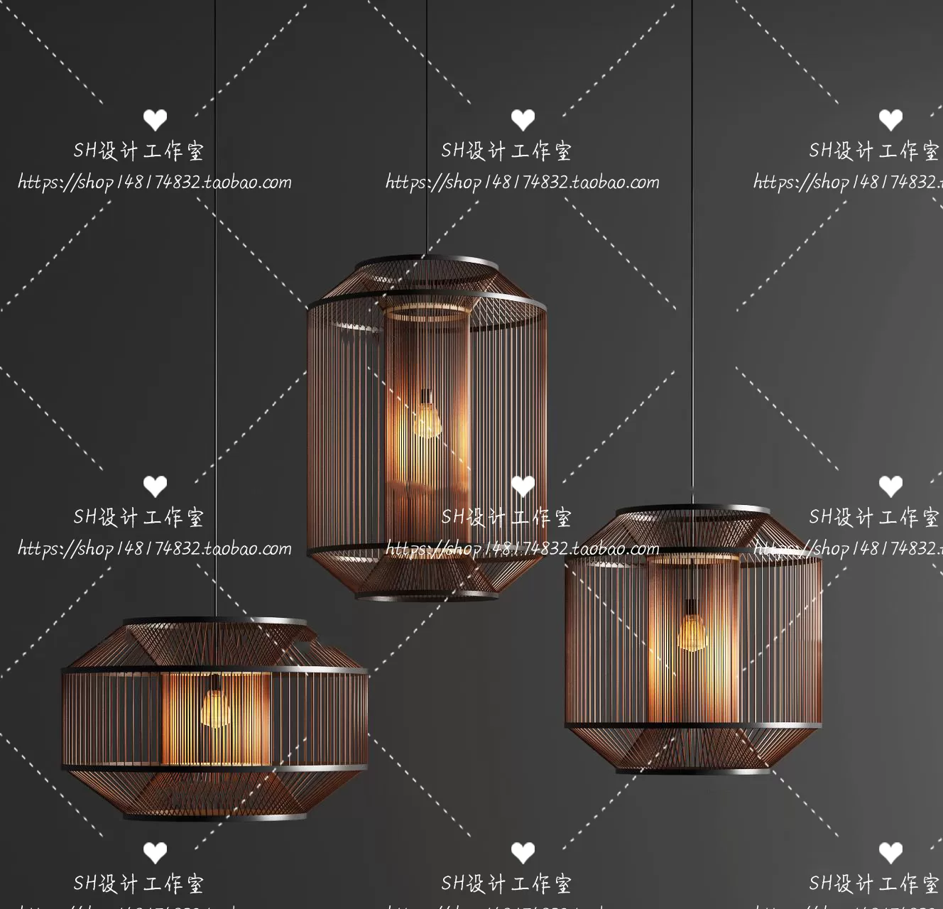 Lights – Chandelier 3D Models – 0863