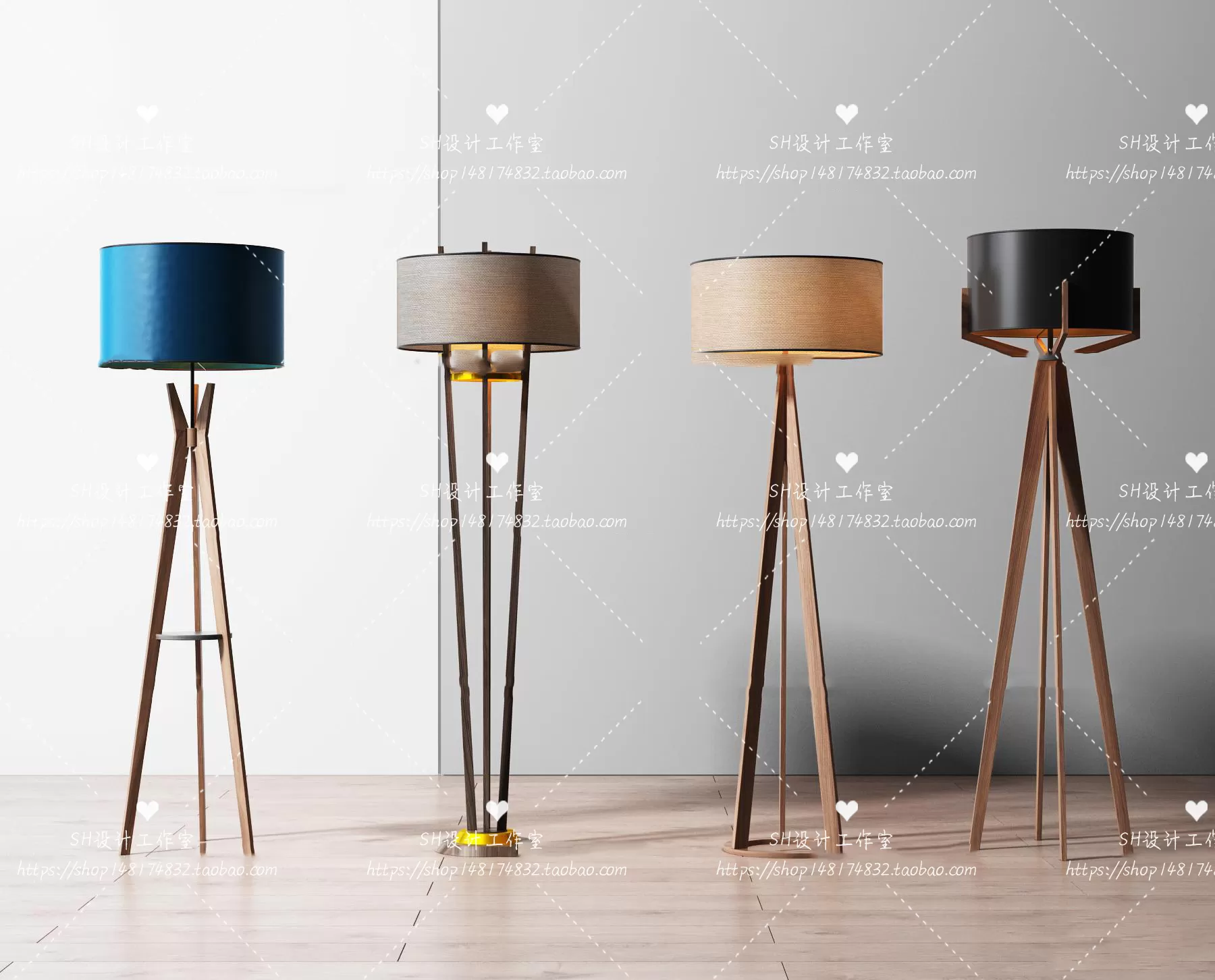 Floor Lamps – 3D Models – 0036