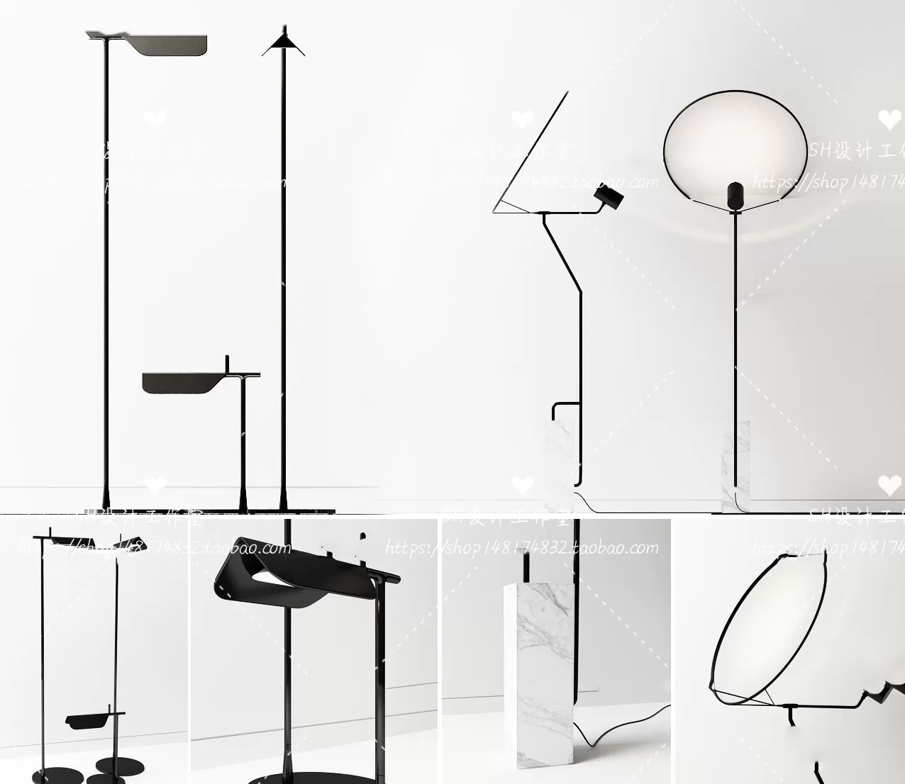 Floor Lamps – 3D Models – 0037