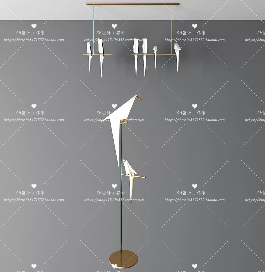 Floor Lamps – 3D Models – 0046