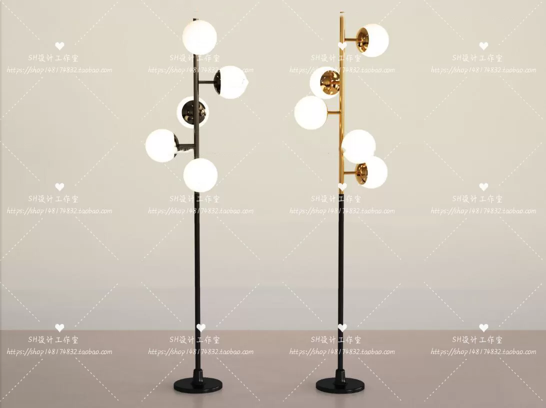Floor Lamps – 3D Models – 0047
