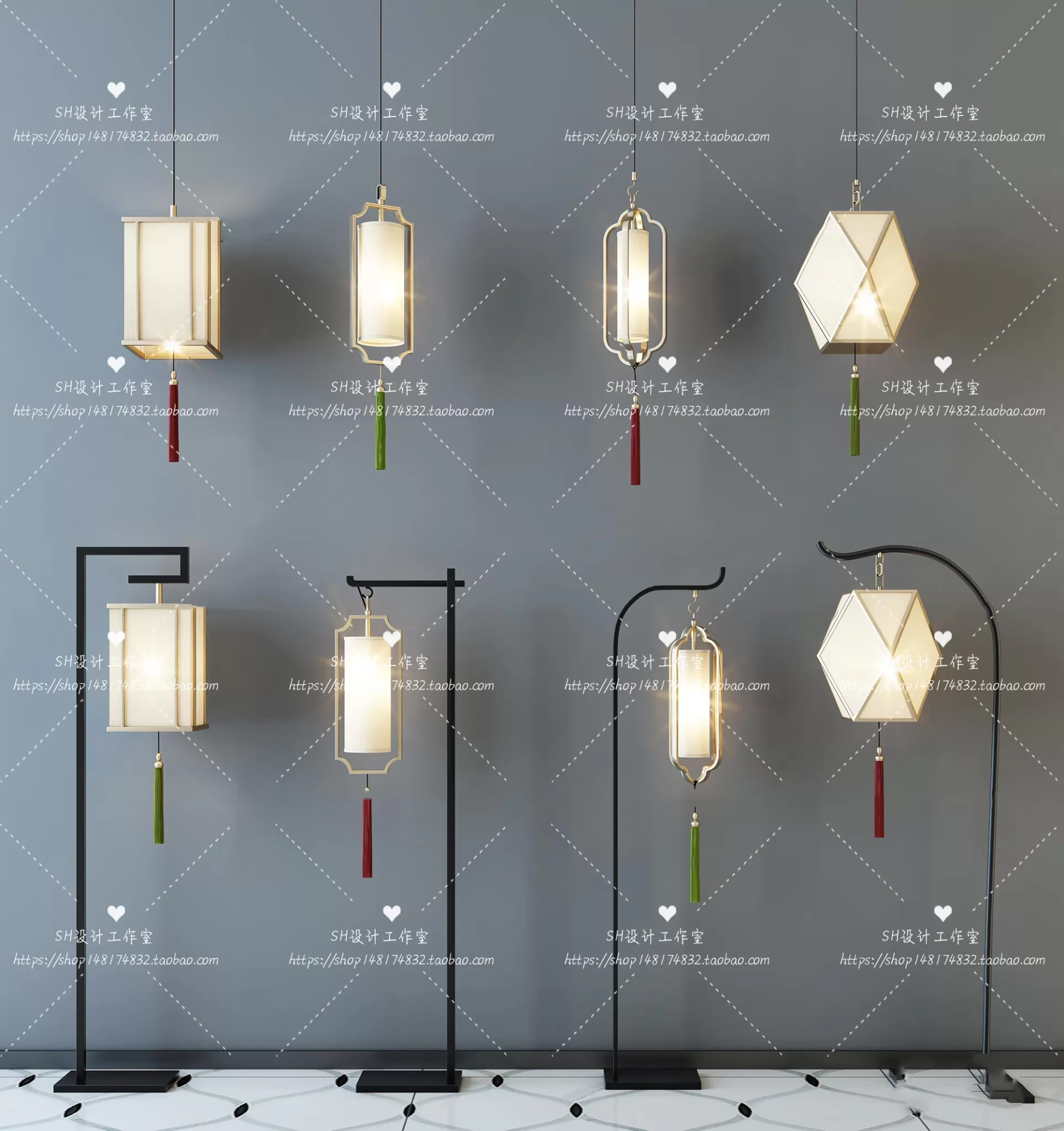 Floor Lamps – 3D Models – 0079