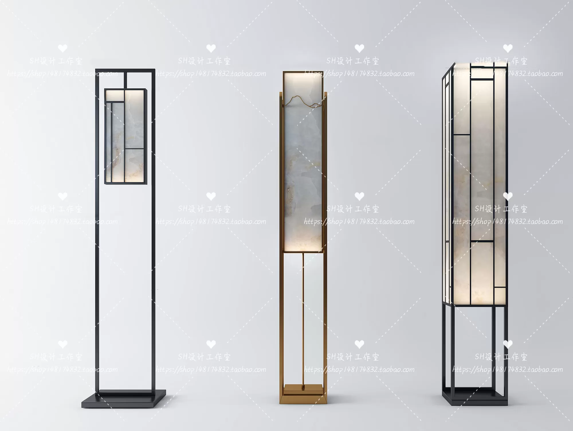 Floor Lamps – 3D Models – 0080
