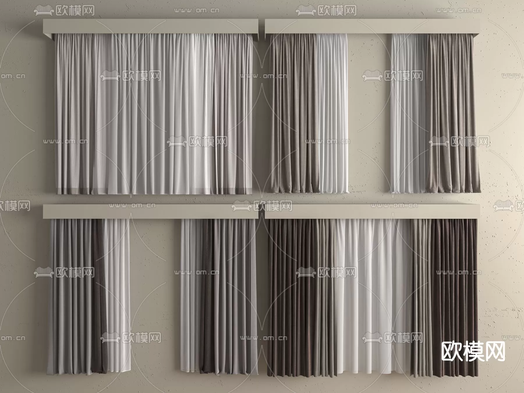 Curtains – 3Dsmax – 3D Models – 0009