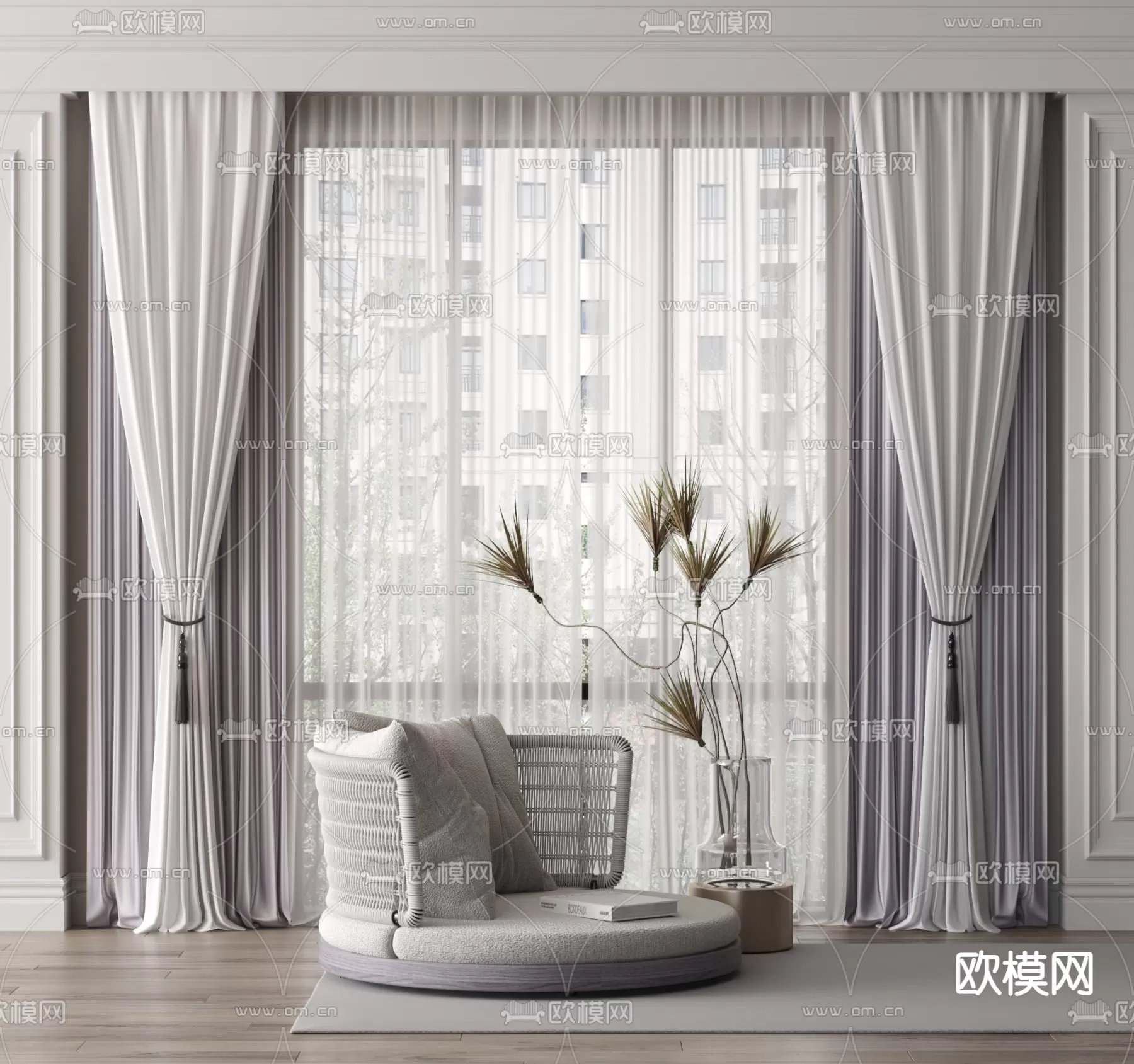 Curtains – 3Dsmax – 3D Models – 0011