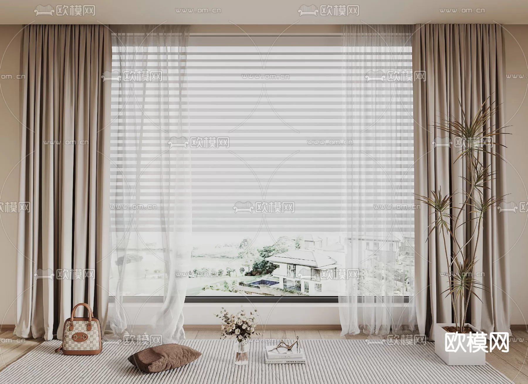 Curtains – 3Dsmax – 3D Models – 0028
