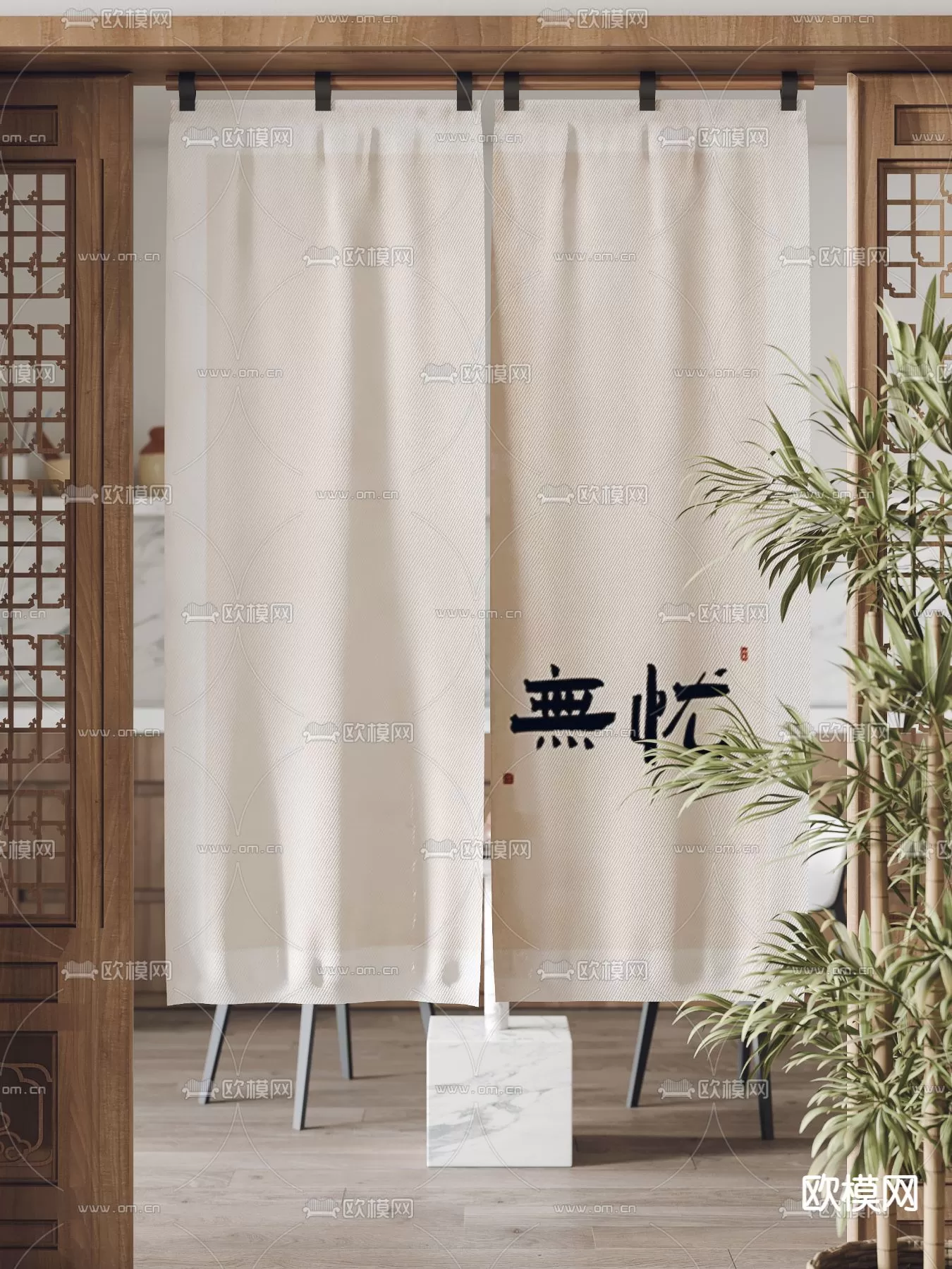 Curtains – 3Dsmax – 3D Models – 0040