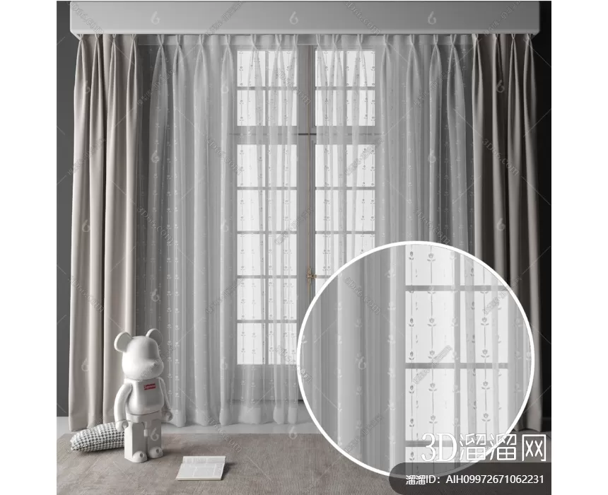 MATERIAL – TEXTURES – VEIL FOR CURTAIN – 0063