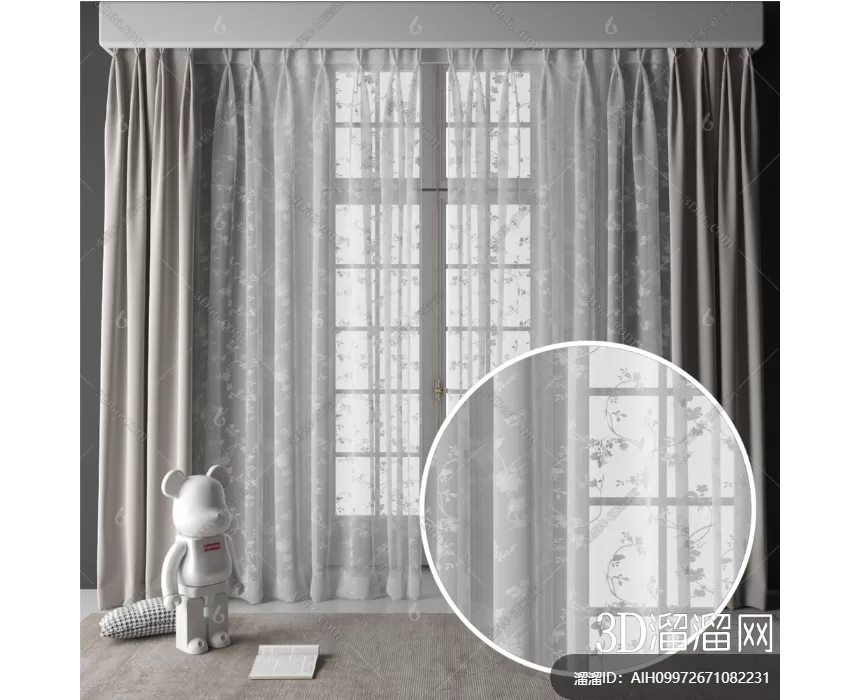 MATERIAL – TEXTURES – VEIL FOR CURTAIN – 0066