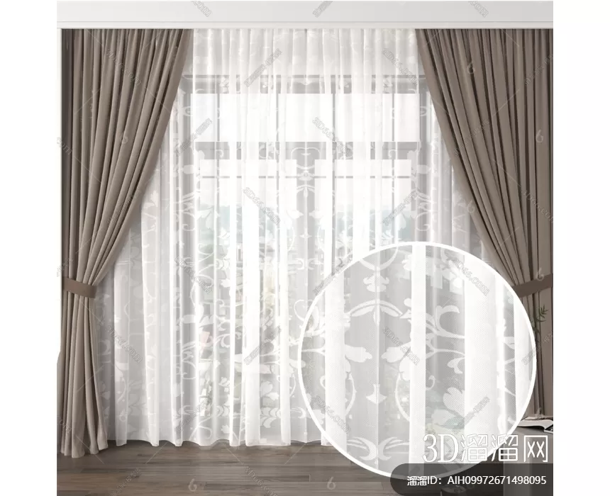 MATERIAL – TEXTURES – VEIL FOR CURTAIN – 0098