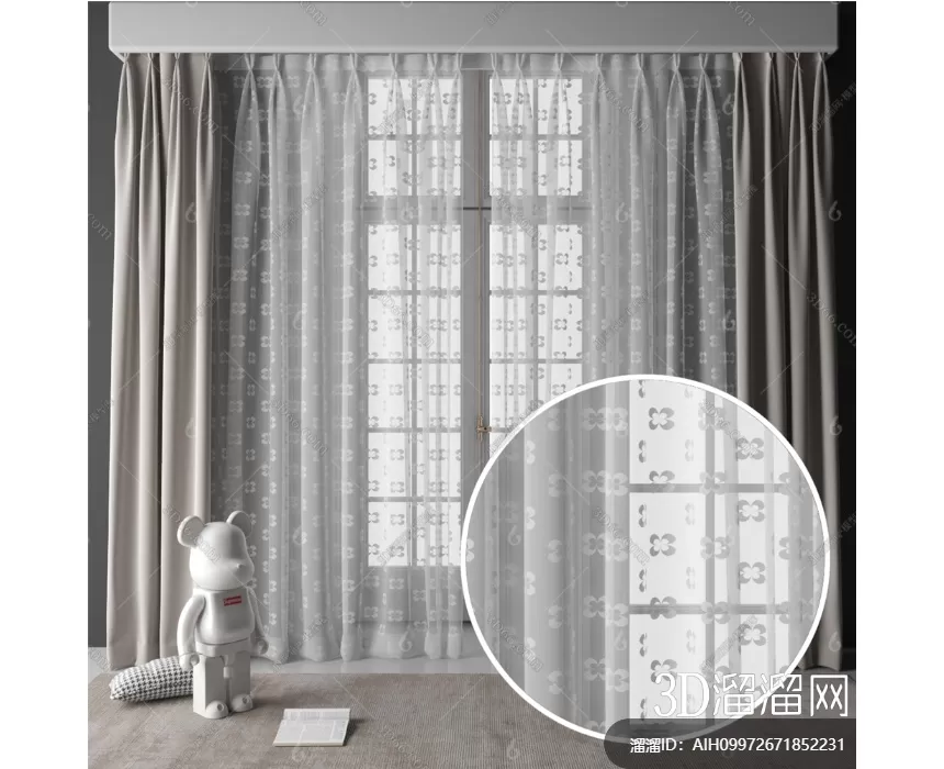 MATERIAL – TEXTURES – VEIL FOR CURTAIN – 0122