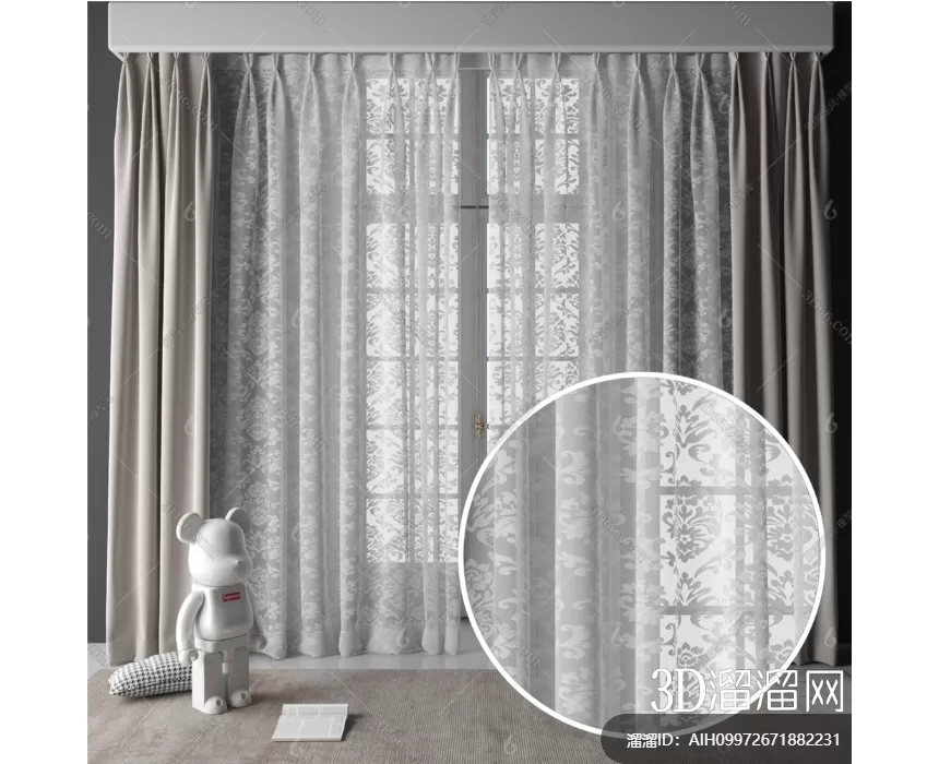MATERIAL – TEXTURES – VEIL FOR CURTAIN – 0126