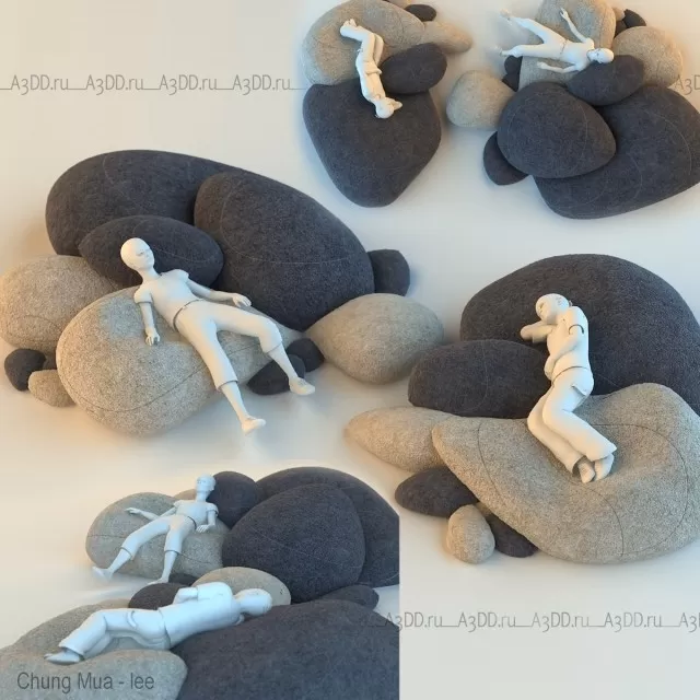 3DSKY MODELS - 3DSKY MODELS - POUF 3D MODELS