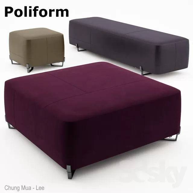 3DSKY MODELS - 3DSKY MODELS - POUF 3D MODELS