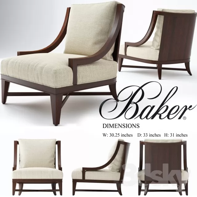 3DSKY MODELS - ARMCHAIR - CHAIR 3D MODELS