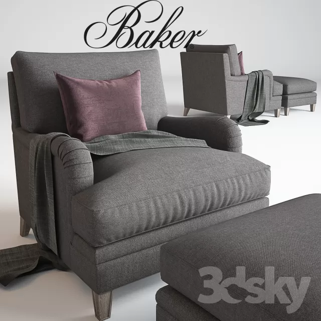 3DSKY MODELS - ARMCHAIR - CHAIR 3D MODELS