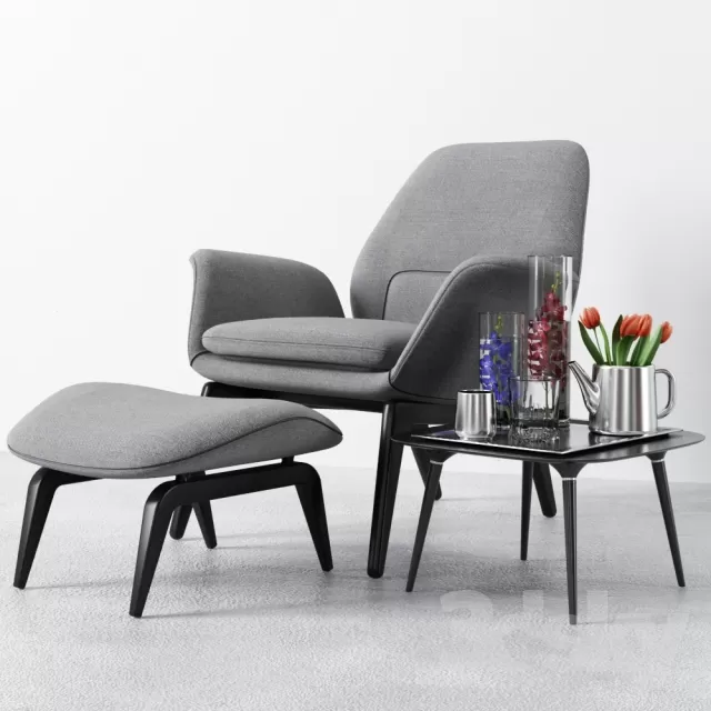 3DSKY MODELS - ARMCHAIR - CHAIR 3D MODELS