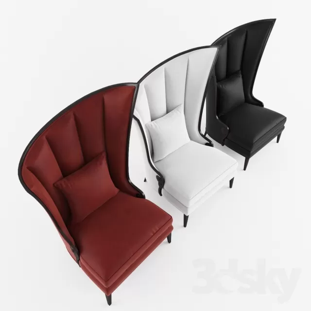 3DSKY MODELS - ARMCHAIR - CHAIR 3D MODELS