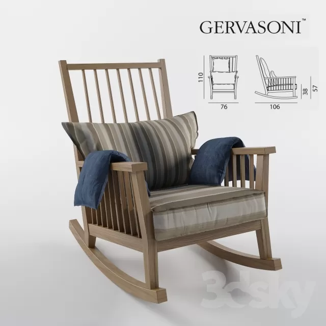 3DSKY MODELS - ARMCHAIR - CHAIR 3D MODELS