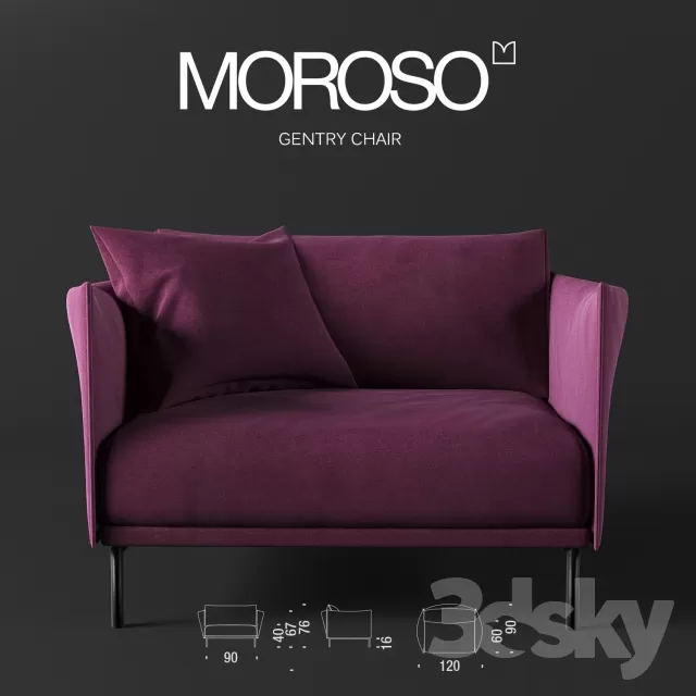 3DSKY MODELS - ARMCHAIR - CHAIR 3D MODELS