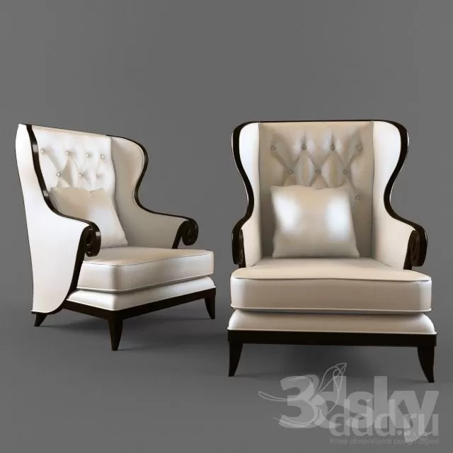 3DSKY MODELS - ARMCHAIR - CHAIR 3D MODELS