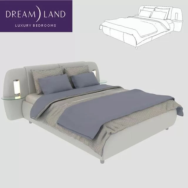 3DSKY MODELS - BED 3D MODELS